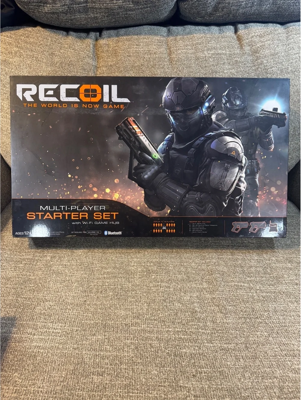 Recoil Laser Tag Multi-Player Starter Set Wi-Fi Game Hub 2 RK-45 Blasters NIB